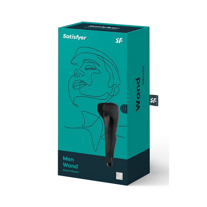 Vibrator masculin Satisfyer Men Wand, silicon, rezistent la apă