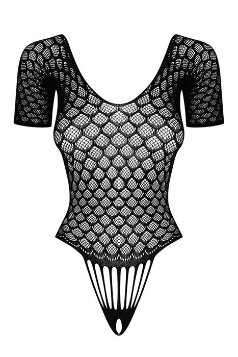 Leotard, Obsessive B131, mărime XL/XXL, negru