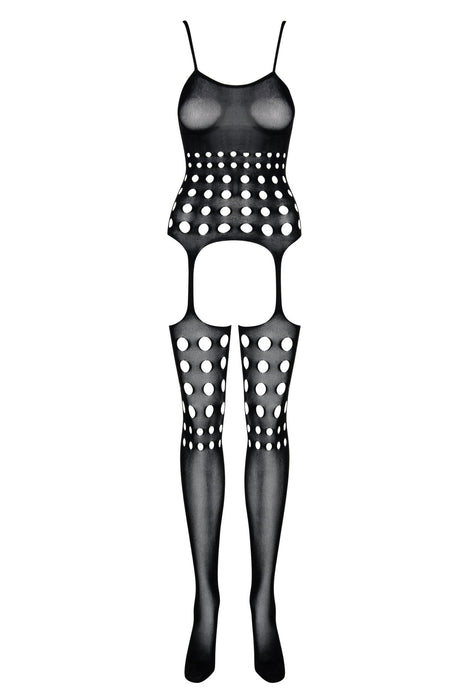 Bodystocking, Obsessive G310, negru, mărime XL/XXL