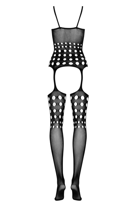 Bodystocking, Obsessive G310, negru, mărime XL/XXL
