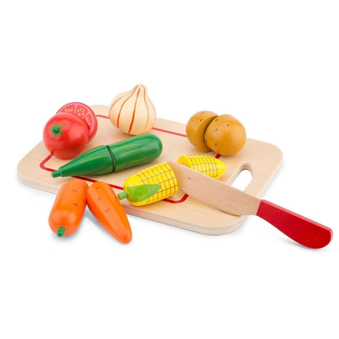 Set jucărie Platou cu Legume, New Classic Toys, 24x15,5x10 cm