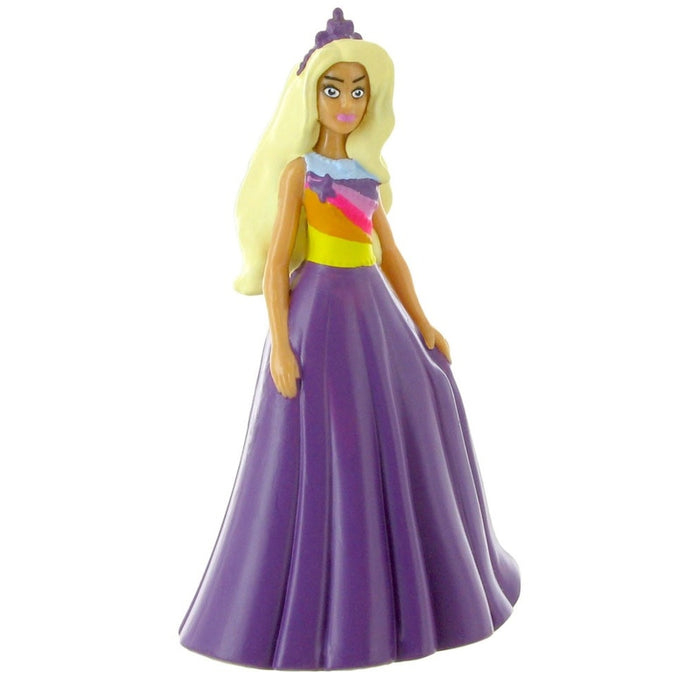 Figurină Barbie Fantasy, Comansi, rochie mov, 10 cm