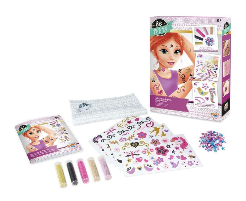 Set tatuaje cu strasuri, BUKI France, 20x5x28 cm