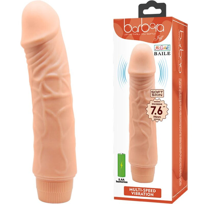 Vibrator realist Debra Barbara Jeff, multi-viteză, 19.5 cm