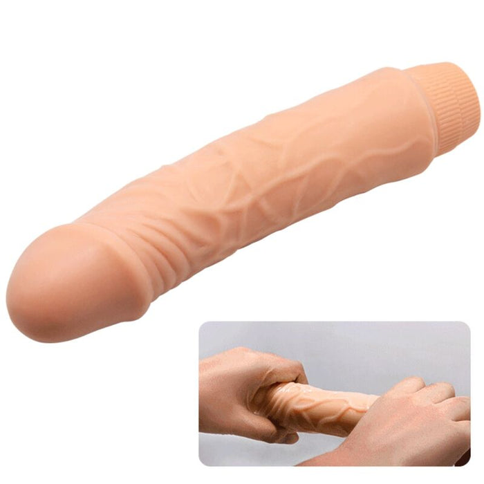 Vibrator realist Debra Barbara Jeff, multi-viteză, 19.5 cm