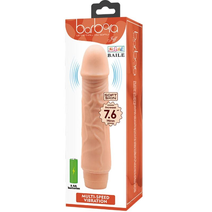 Vibrator realist Debra Barbara Jeff, multi-viteză, 19.5 cm
