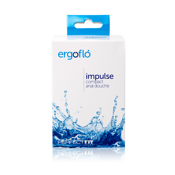 Irigator anal, PerfectFitBrand, Ergoflo Impulse, compact și etanș