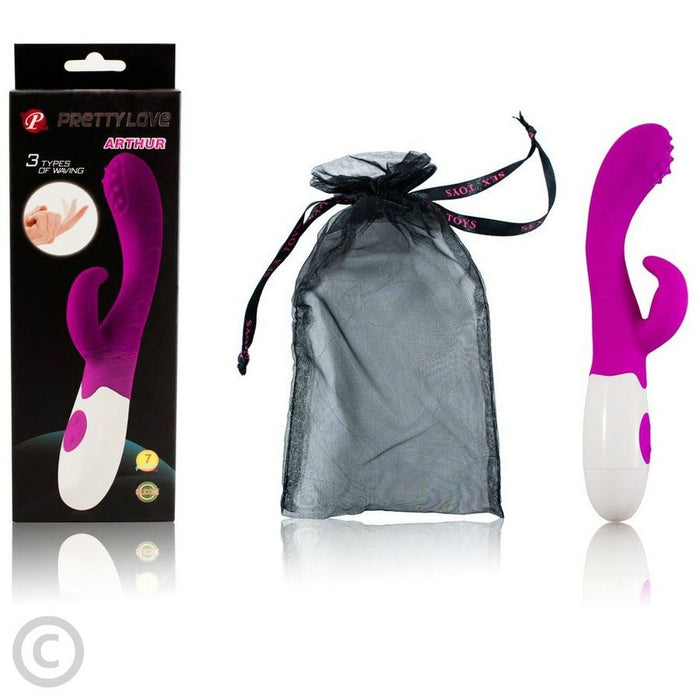Vibrator, Pretty Love Arthur, Silicon, 20 cm, Lilac