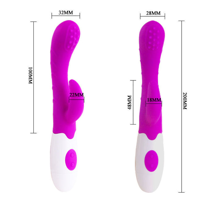 Vibrator, Pretty Love Arthur, Silicon, 20 cm, Lilac