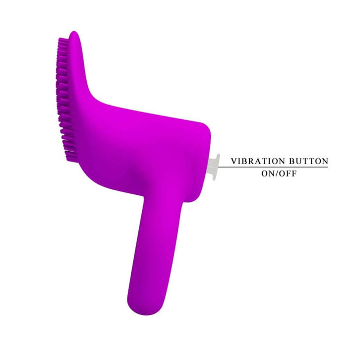 Inel Vibrator, Pretty Love Cobra, Silicon, Violet