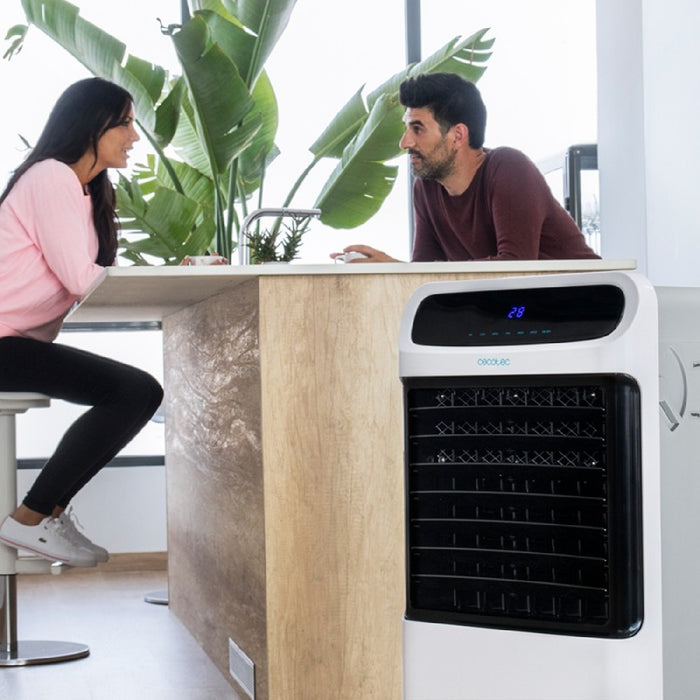 Răcitor evaporativ Cecotec EnergySilence Puretech 6500, alb-negru, 12L