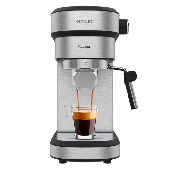 Espressor Cecotec Cafelizzia 790 Steel DUO, oțel inoxidabil, 20 Bar