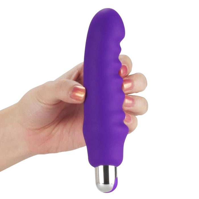 Vibrator siliconic, Lovetoy IJOY Waver, mov, 16,5 cm