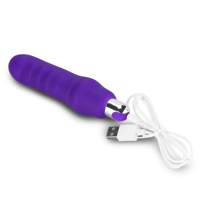 Vibrator siliconic, Lovetoy IJOY Waver, mov, 16,5 cm
