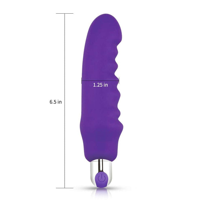 Vibrator siliconic, Lovetoy IJOY Waver, mov, 16,5 cm