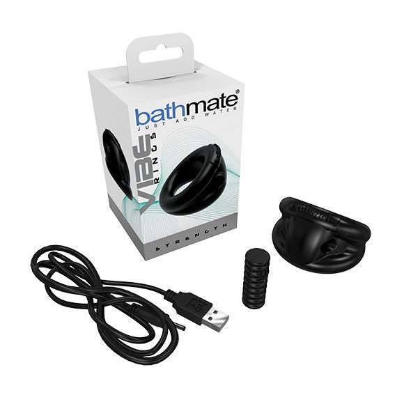 Inel Vibrator Bathmate Vibe Ring Strength, 3 viteze, Elastomex