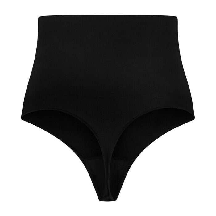 Chilot Tanga Seamless, Bye Bra, Negru, XXL