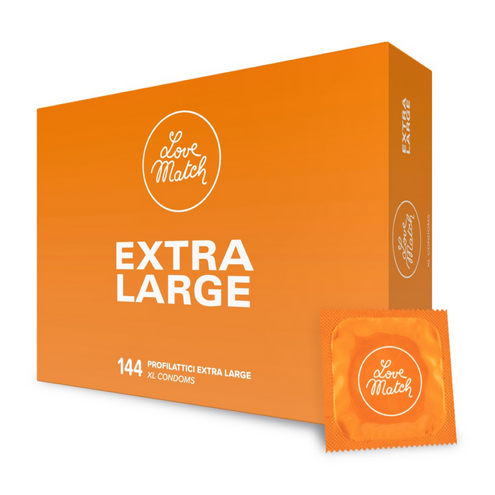 Prezervative Extra Large, Lovewatch, 144 bucăți, latex natural