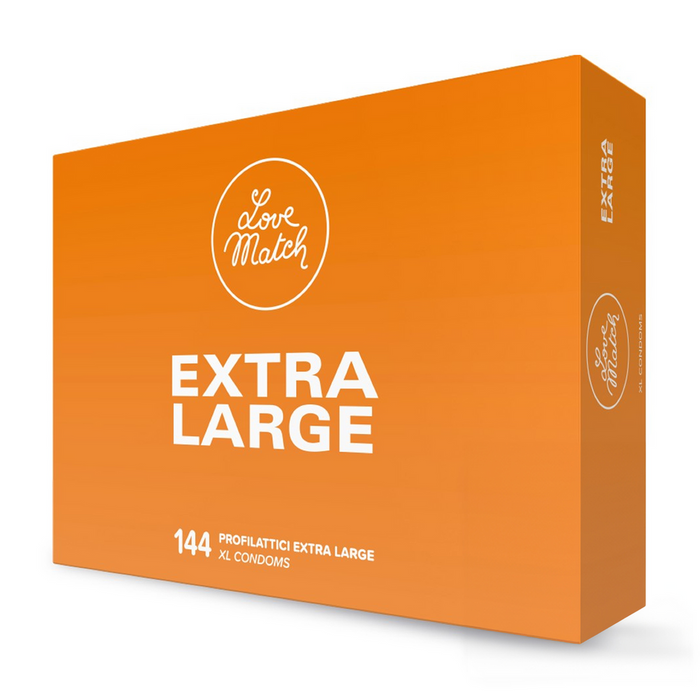 Prezervative Extra Large, Lovewatch, 144 bucăți, latex natural