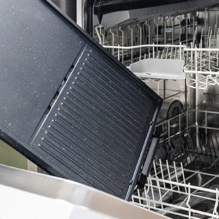 Grătar electric Cecotec PerfectRoast 3000, Inox, negru-argintiu