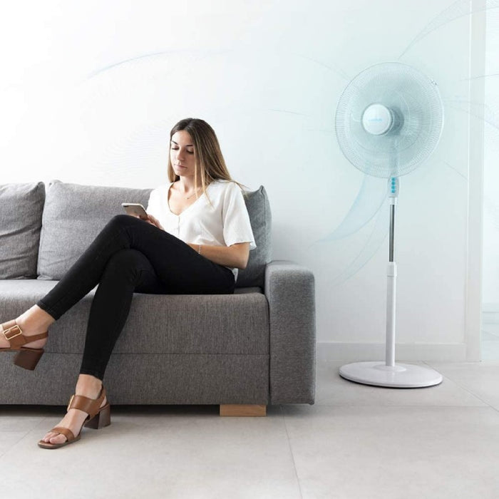 Ventilator, Cecotec EnergySilence 600 Max Flow, 18 inch, alb