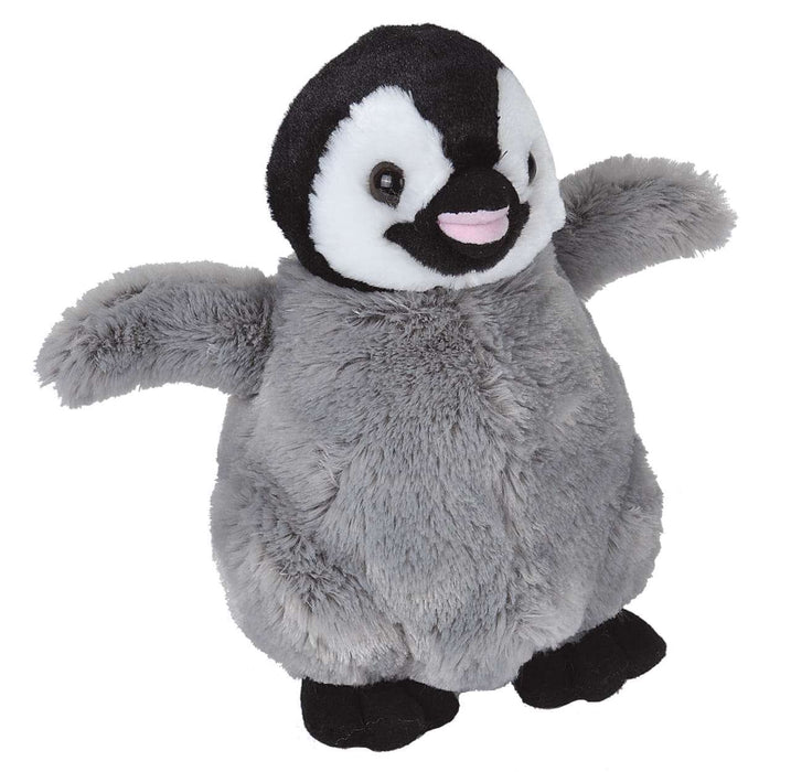 Jucărie Plus, Wild Republic, Pui de Pinguin 30 cm, gri și alb