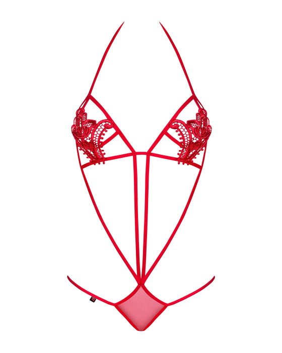 Body damă, Obsessive, Luiza, roșu, mărime S/M