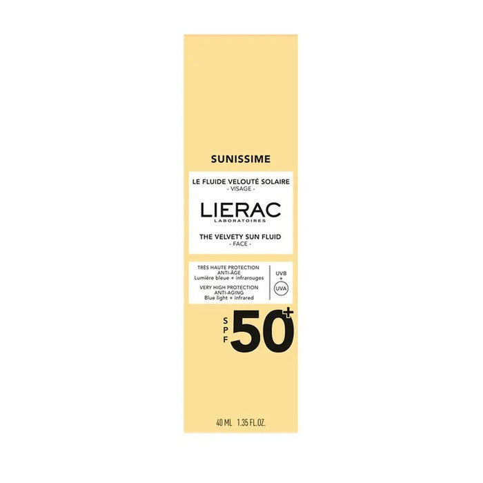 Lapte solar Lierac SUNISSIME, SPF 50, anti-îmbătrânire, 40 ml