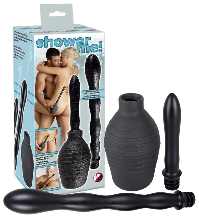 Duș intim, You2Toys, GRUSZKA Shower Me, roșu, 300 ml, 2 atașamente