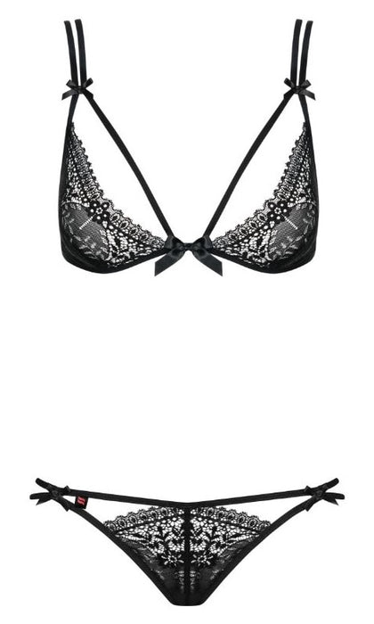 Set lenjerie, Obsessive Intensa, negru S/M