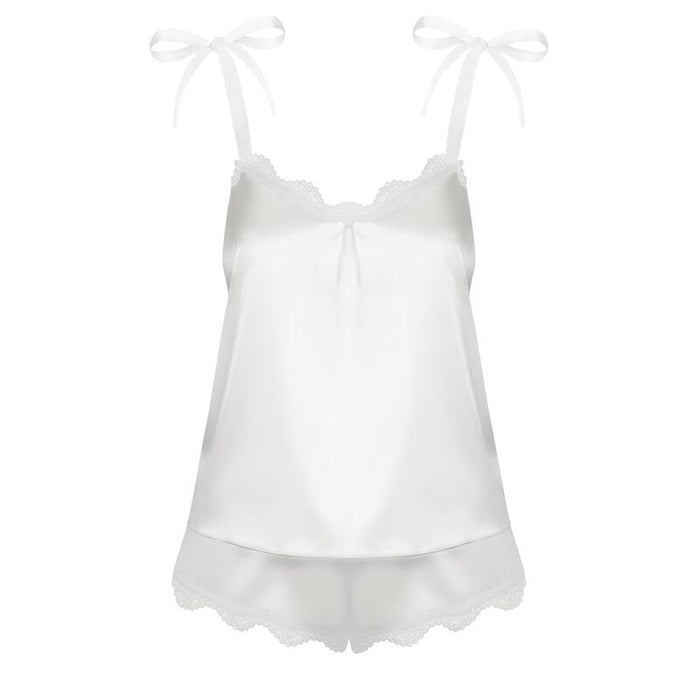 Set pijama, Obsessive Prima Neve, alb, S/M