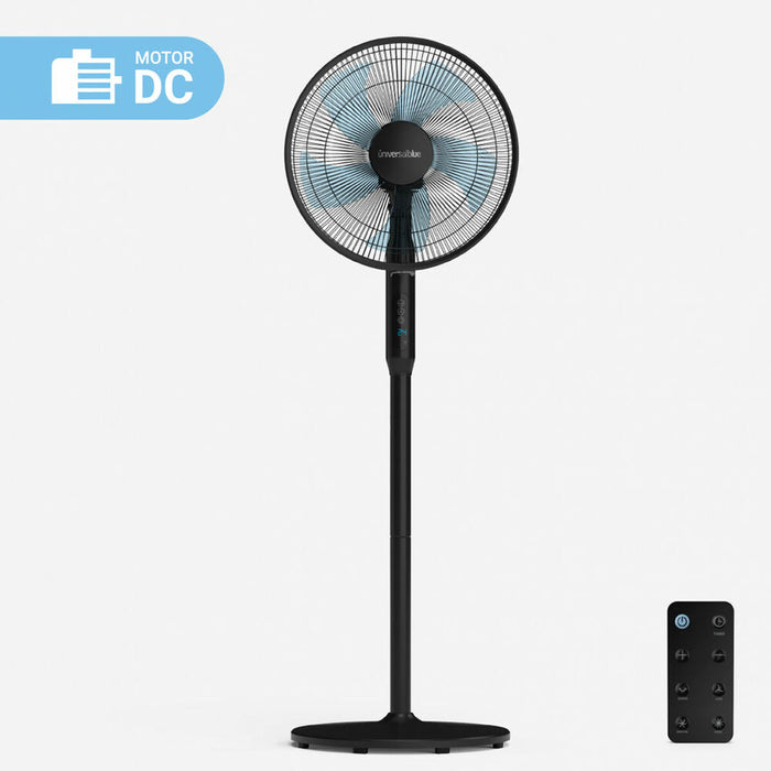 Ventilator cu picior, Universal Blue, ZERMATT 3025B, negru, Ø 40 cm