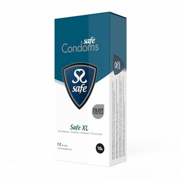 Prezervative XL, Safe, King Size, latex, 10 bucăți