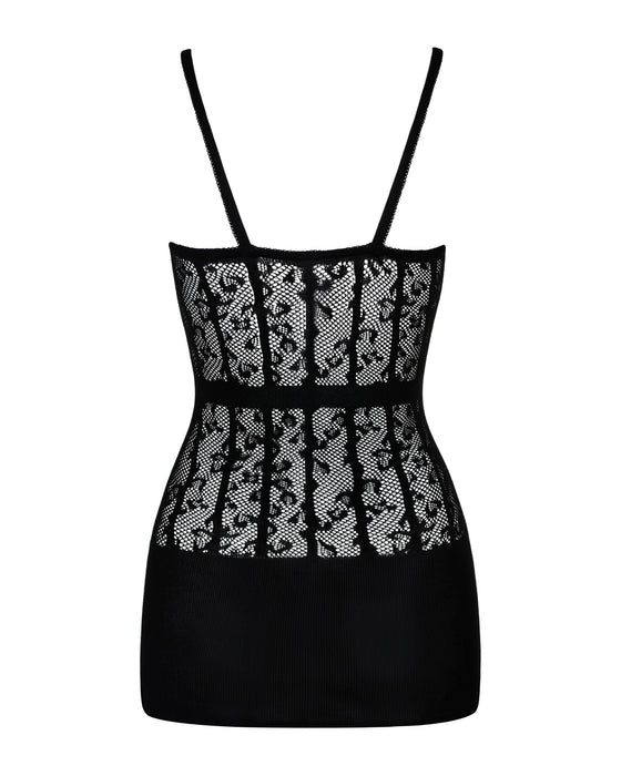 Rochie erotică, Obsessive D605, negru, mărime S/M/L
