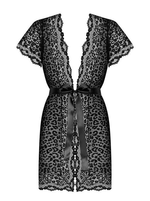Peniuă Obsessive Leopard, L/XL, dantelă satin