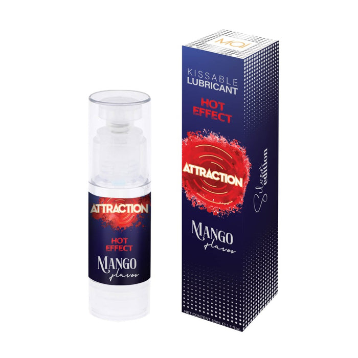 Lubrifiant pe bază de apă, Mai Attraction, aromă Mango, 50 ml