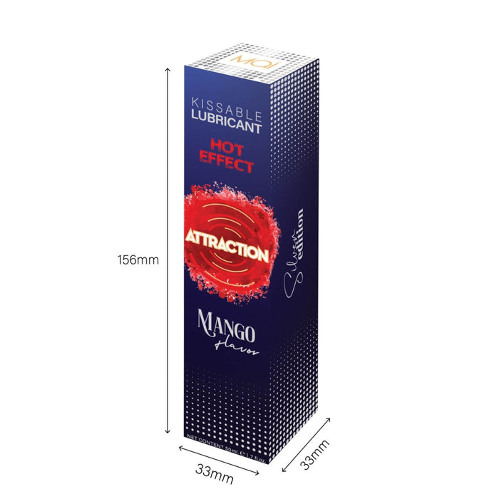 Lubrifiant pe bază de apă, Mai Attraction, aromă Mango, 50 ml