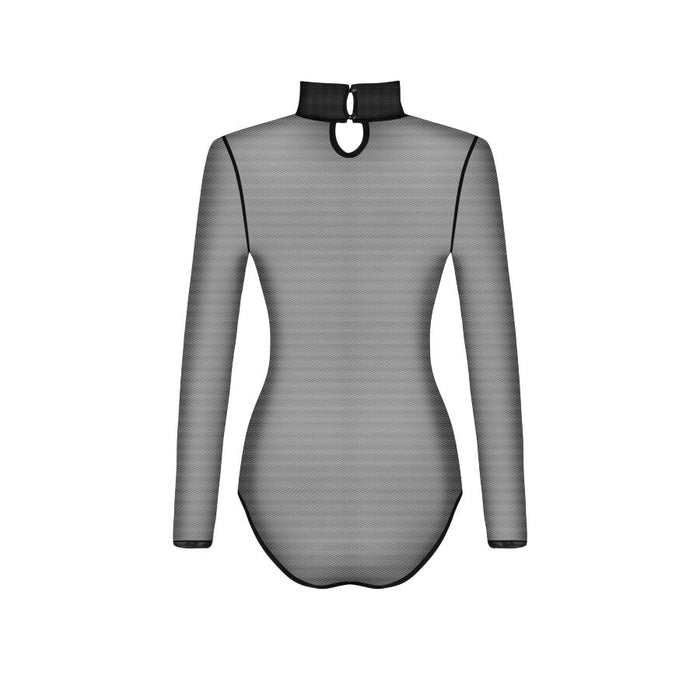 Body transparent, Obsessive B136, negru, M/L