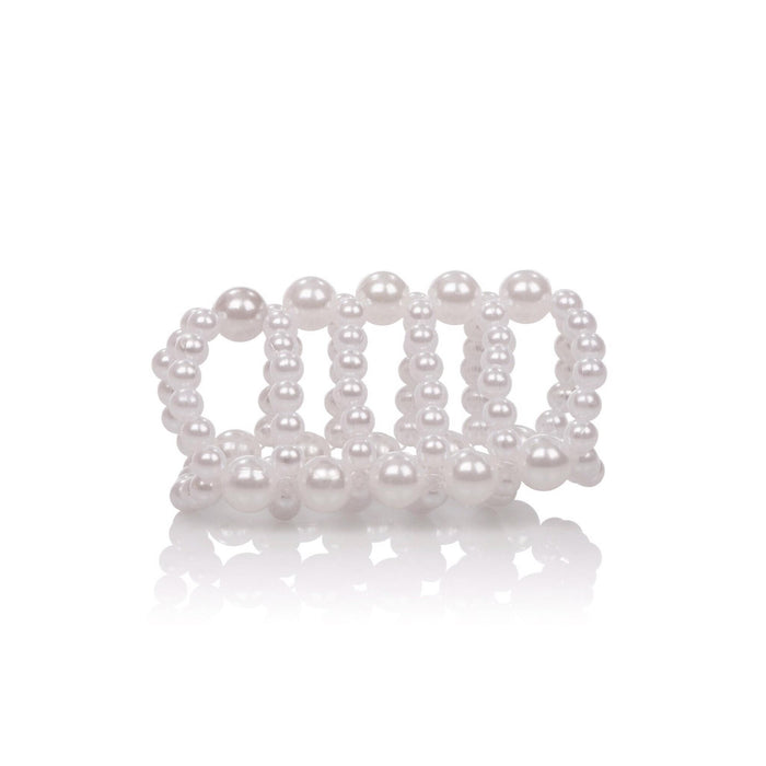 Set Perle Stimulante, CalExotics, Pearl Stroker Beads, Mărime Mare