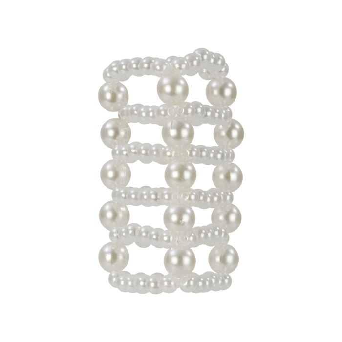 Set Perle Stimulante, CalExotics, Pearl Stroker Beads, Mărime Mare