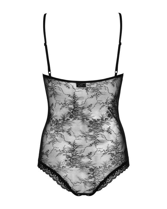 Body din dantelă, Obsessive Slevika, negru S/M
