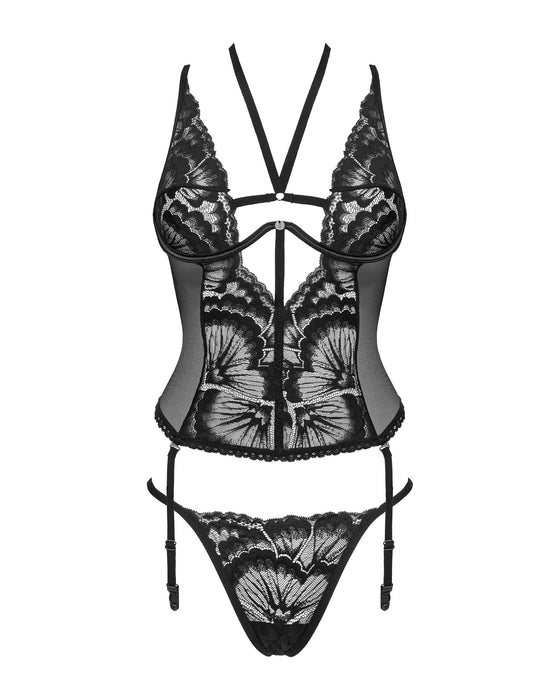 Corset, Obsessive Alessya, negru, M/L