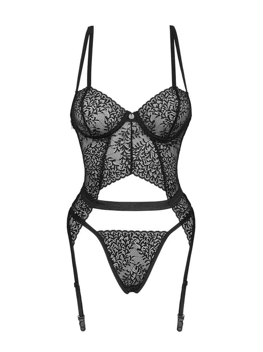 Corset Damă, Obsessive, Yaskana, Negru, M/L