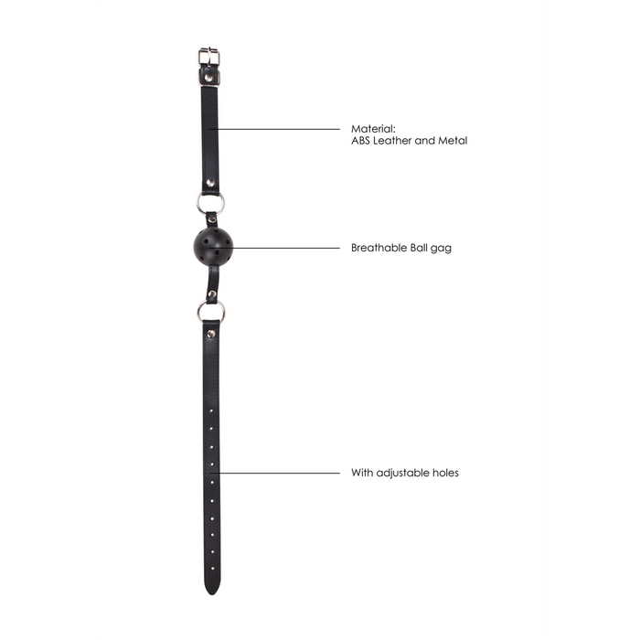 Ball Gag, Ouch!, piele, reglabil