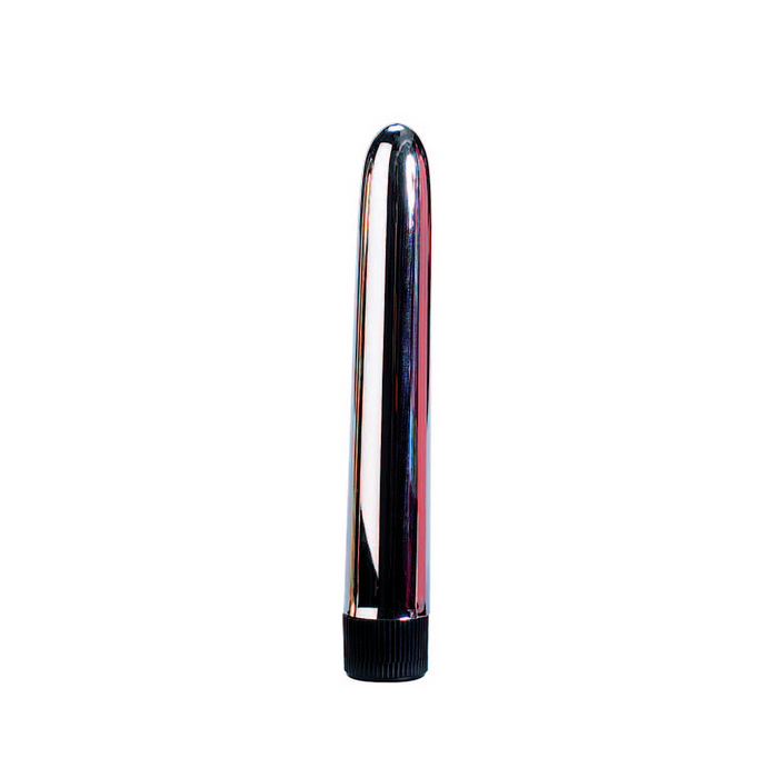 Vibrator clasic, Seven Creations, argintiu, 17 cm