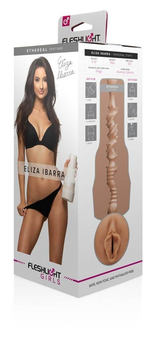 Masturbator Fleshlight Eliza Ibarra Ethereal, textură detaliată, SuperSkin