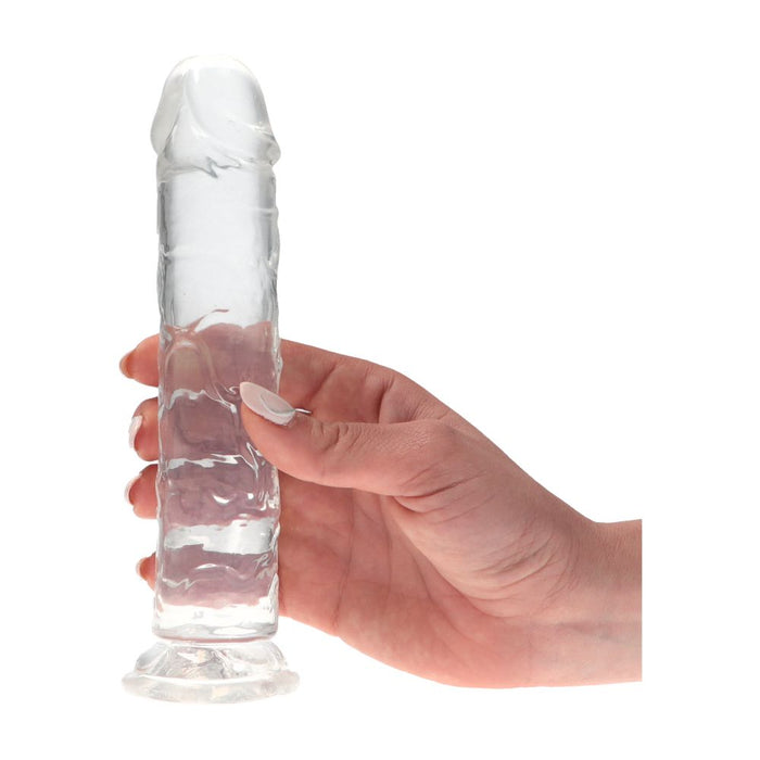 Dildo, Toyz4Lovers, TPR, transparent, mic, cu ventuză