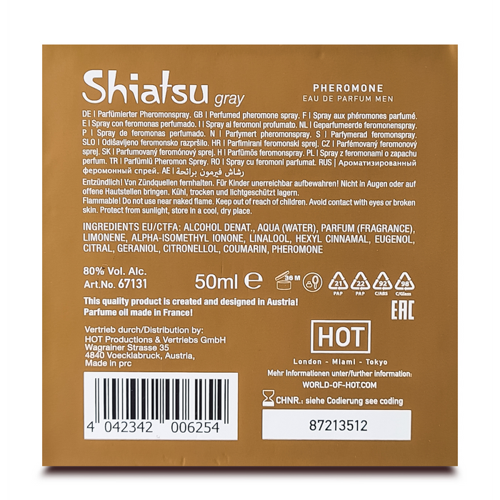 Parfum cu Feromoni, Shiatsu, 50 ml