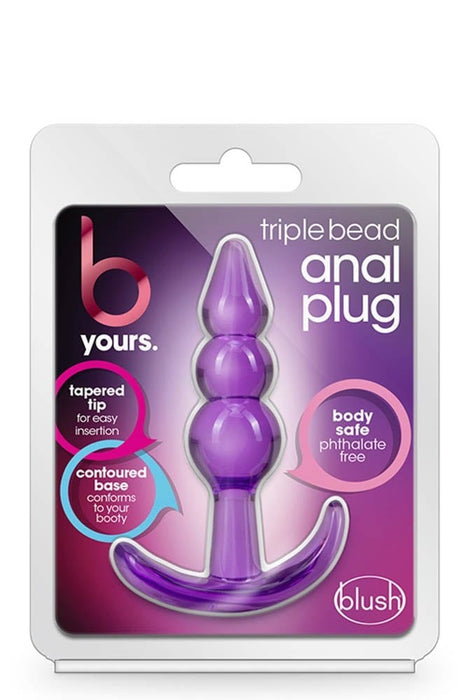Plug anal, Blush B Yours Triple Bead, mov