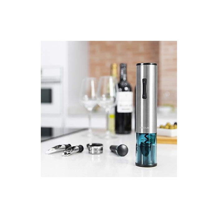 Tirbușon electric Cecotec InstantCork 1000, inox, indicator LED